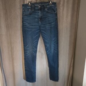 American Eagle Outfitters 34x34 Men's Skinny Jeans in Deep Blue